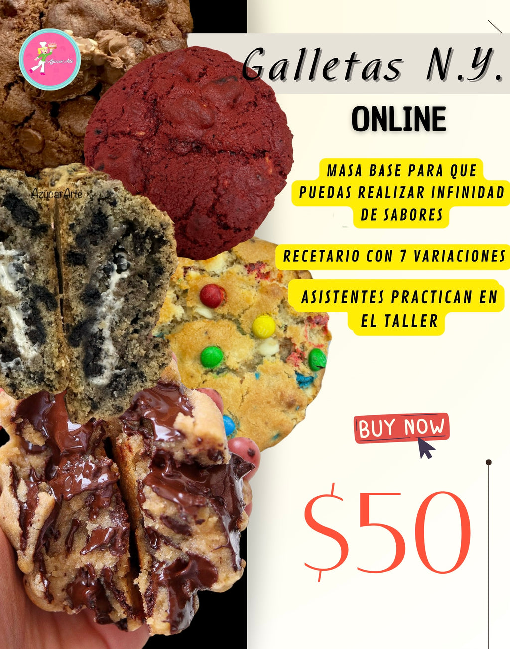 Galletas Rellenas: Curso Online