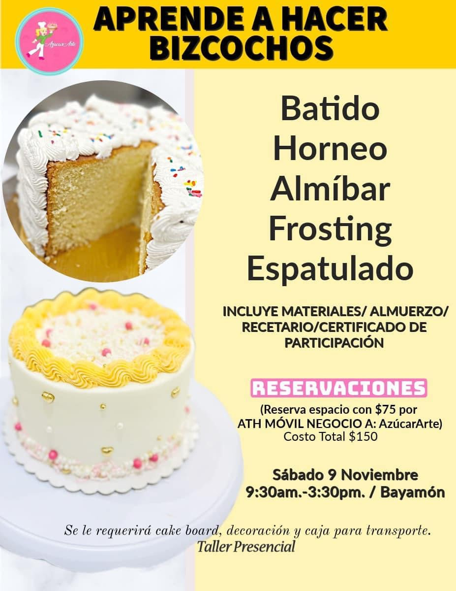 Batido Horneo Almíbar Frosting Espatulado