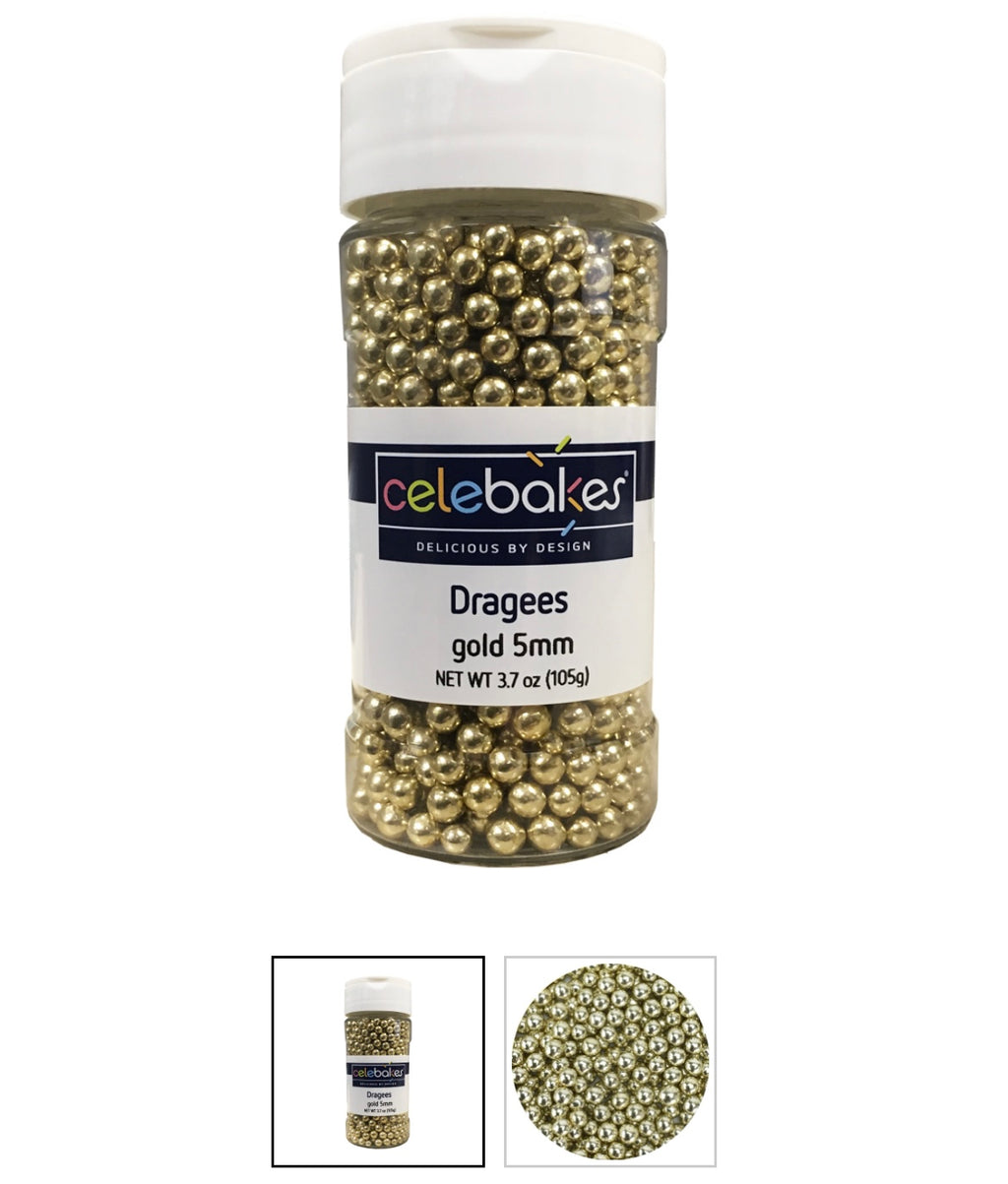 Celebake Dragee 3.7OZ (Gold/Silver)