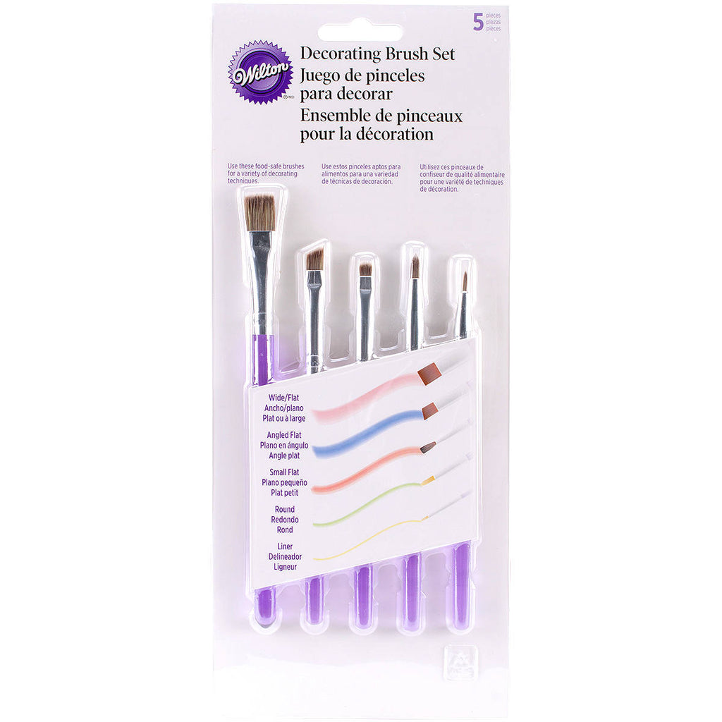 Wilton Decorating Brush Set 5PC