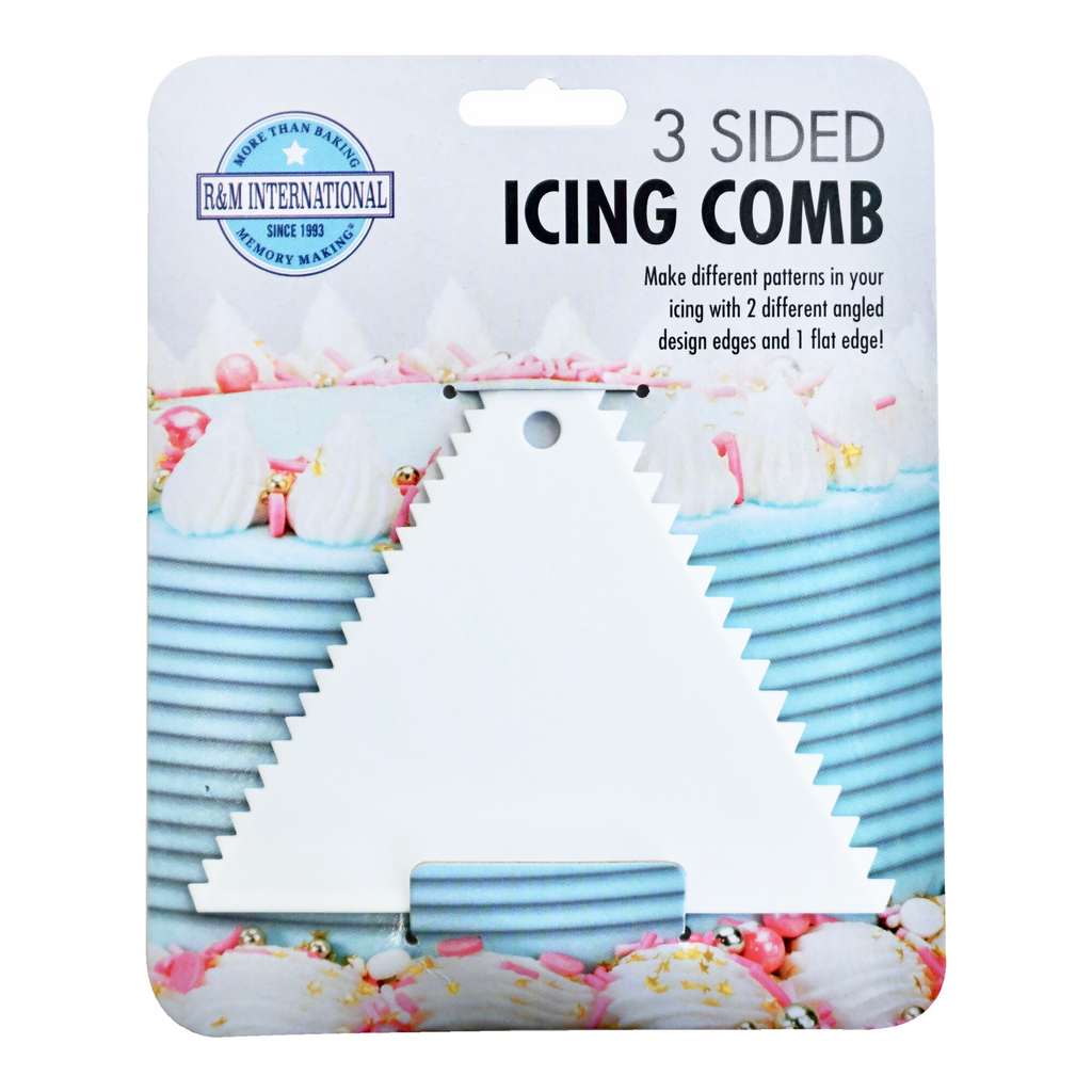 R&M International 3 Sided Icing Comb